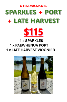Xmas Special Sparkles + Port + Late Harvest $115